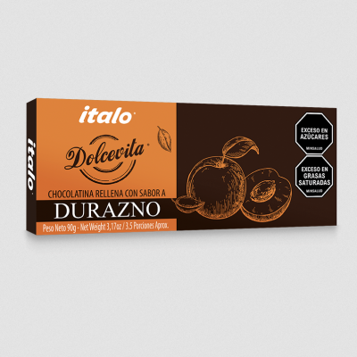 Chocolatina Dolcevita durazno 